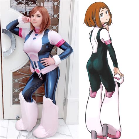 ochako uraraka cosplay|ochako uraraka suit.